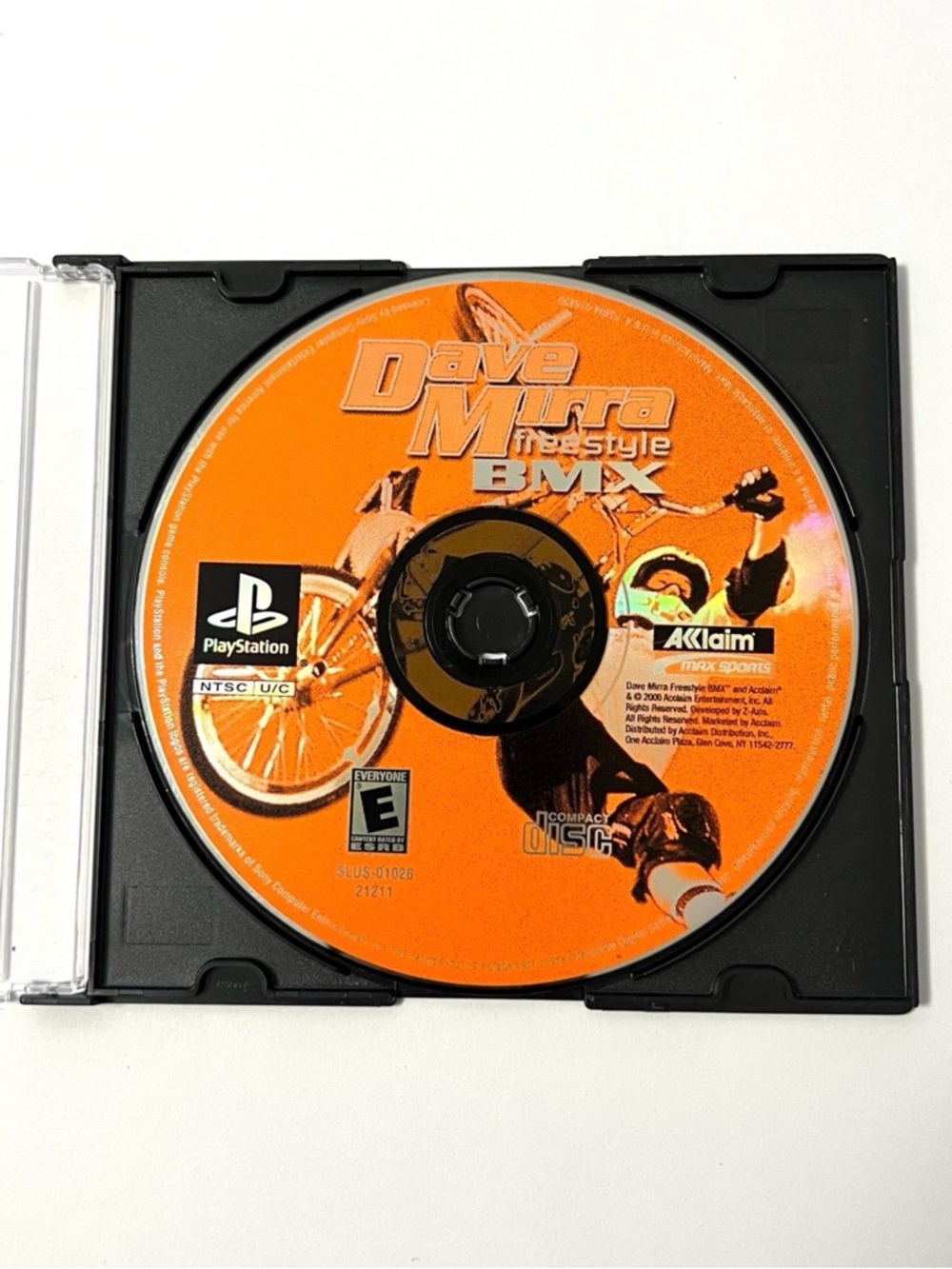 Dave Mirra Freestyle BMX (Sony PlayStation 1 PS1 2000)  Disc Only - Tested